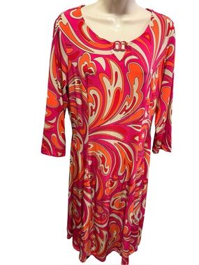 1573 / Susan Graver 3/4 Sleeve Dress Women’s Size Small